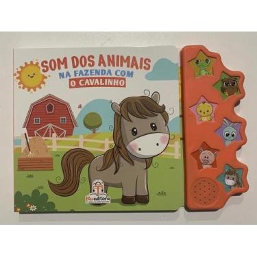 Imagem de Livro Som Dos Animais - Na Fazenda Com O Cavalinho - Blu - Blu Editora