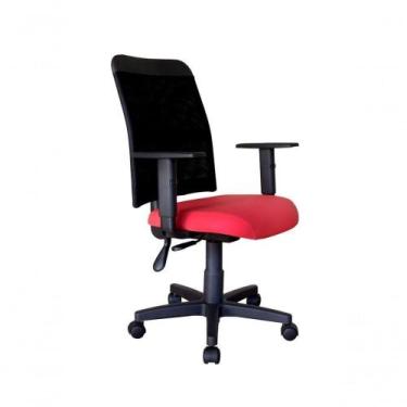 Imagem de Cadeira Para Escritório E Home Office Linha Conti Vermelho - DESIGN OF