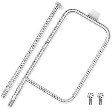Imagem de Wanchao Queimador de grelha de aço inoxidável 65032 304 para Weber Q300 Q320 Q3000 Q3200, serve para 404341 57060001 586002, substitui 60036 80385 13122