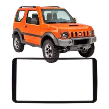 Imagem de Moldura Painel 2DIN Multimidia Suzuki Jimny Preta - FIAMON