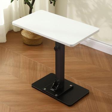 Imagem de Prateleira De Mesa Flutuante Para Camper Van Traile Altura Ajustável Para Veículos De Conversão De Rv Em Casa, Piquenique De Acampamento Ao Ar Livre, White, 45 * 30cm/18 * 12in