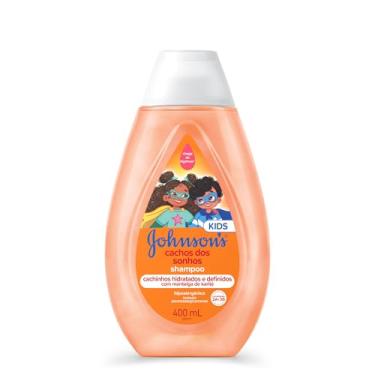 Imagem de Johnson's Baby Shampoo Infantil Para Cabelos Cacheados Cachos Dos Sonhos, 400ml