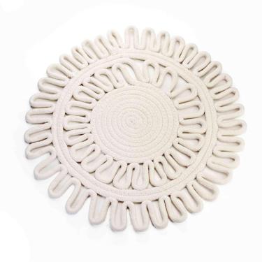 Imagem de Centro De Mesa Emda Redondo Branco 38Cm