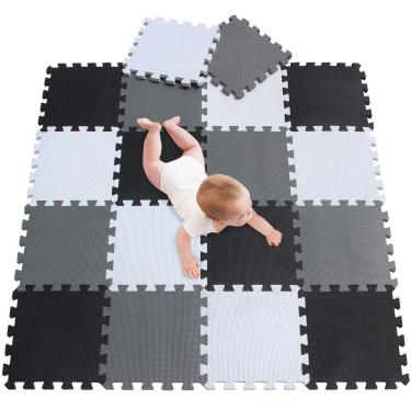 Imagem de Tapete de brincar para bebês Meiqicool Puzzle Floor Playmat 18 peças