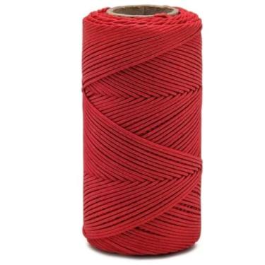 Imagem de Cordão Encerado Danitex 1mm Class 05 (7716 – vermelho, 1mm)