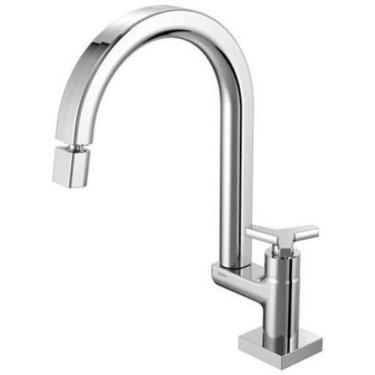 Imagem de Torneira Cozinha Mesa Bica Alta City 1/2`` Chrome Docol