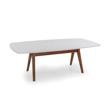 Imagem de Mesa para Sala de Jantar 190x75cm Beatriz Off White / Amendoa