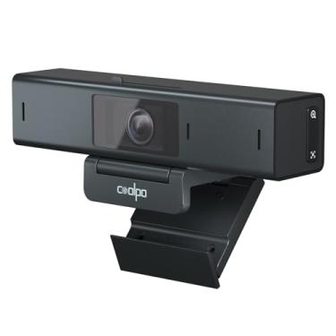 Imagem de COOLPO Desk Mate – Webcam de streaming HDR híbrida com foco automático e rastreamento, redução de ruído HD 1080p, controle de software para Google Gemini