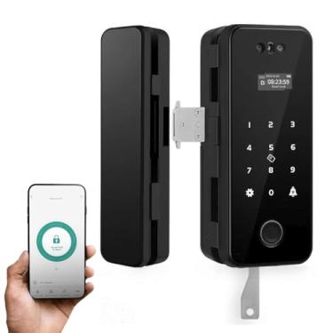 Imagem de Fechadura Porta Vidro Escritório Comercial Residência Facial