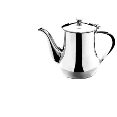 Imagem de Bule De Inox Para Café Chá Leite Elegante Com Alça Imperial Com Tampa (420ML)