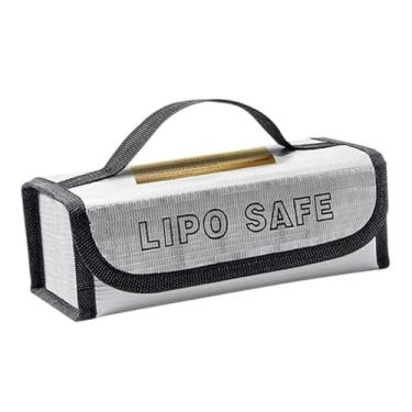 Imagem de Fenteer Bolsa de bateria Lipo à prova de fogo, bolsa de transporte pequena para drone, resistente a altas temperaturas, proteção para bateria Lipo, Style a