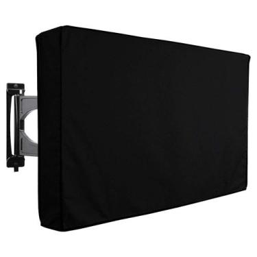 Imagem de Capa de TV FLR Outdoor preta Heavy Duty 22-26" à prova d'água