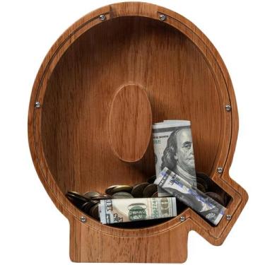 Imagem de Carta infantil extra grande de madeira para cofrinhos de 30 cm - laden