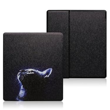 Imagem de Caso para Kindle Oasis (somente 9ª e 10ª Geração, Lançamento de 2017 E 2019), Capa de Proteção Leve de Couro PU Premium com Sleep Automotor-40
