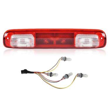 Imagem de G-PLUS 3ª luz de freio de montagem alta com lâmpada compatível com Chevy Silverado GMC Sierra 1500 2500 3500 e modelos HD 1999-2006/compatível com Chevy Silverado GMC Sierra Classic Models 2007 923