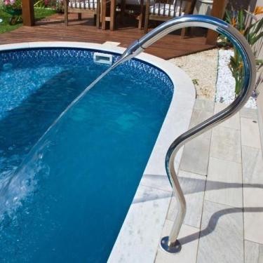 Imagem de Cascata Tubular em Aço Inox Splash Slim para Piscinas SODRAMAR 