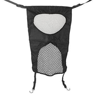 Imagem de QANYEGN Carro de cachorro Backseat Barreira, barreira líquida para animais de estimação, barreira de pet de malha de banco traseira de proteção contra proteção automática para a ma