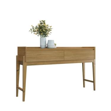 Imagem de Aparador Buffet Rennes com 2 Gavetas e Pés de Madeira Maciça Hanover