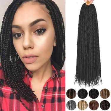 Imagem de Caixa de crochê Braids Hair AliLeader sintética de 12 polegadas, 6 pac