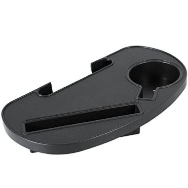 Imagem de Bandeja de cadeira, reclinável, suporte de copo lateral, removível, para cadeira, gramado, portátil, mesa lateral para praia, pesca, viagem, piquenique, copos de água, lanches