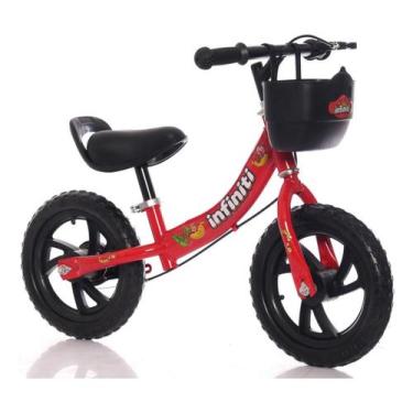 Imagem de Bicicleta Balance Infiniti Kids Aro 12 Vermelha e Preto