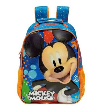 Imagem de Mochila de Costas Escolar Infantil Xeryus G 10512 Mickey Mouse, Azul
