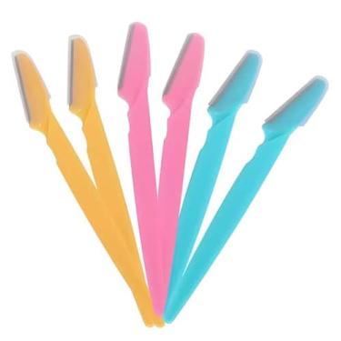 Imagem de Kit 6 Lâminas Navalha Depilação Facial Feminina Sobrancelha - Eyebrow