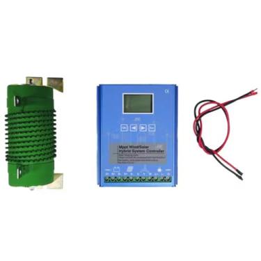 Imagem de 12V,HYZHANHONG Controlador de Carga Híbrido Eólico-Solar 15000W 12V 24V 48V MPPT com Regulação de Carga Boost, Ecrã LCD e Carga de Desvio, para Casa e Iluminação Pública
