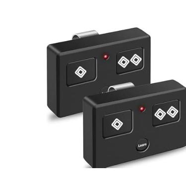 Imagem de Substituição de transmissor remoto para controles fantasma: abridor de portão automático de 3 botões para sistemas de abridor de controle Ghost - Preto