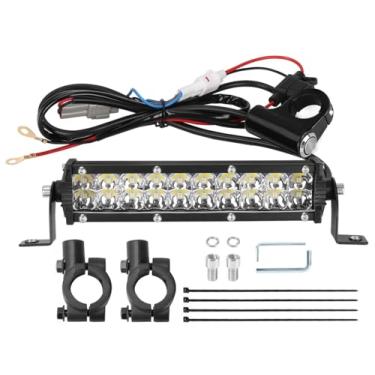 Imagem de Barra de luz LED Dirt Bike Kit de barra de luz LED pequeno de 60 W para guidão de 2,7 cm para Taotao Apollo Honda Yamaha Kawasaki Suzuki KLX110 YFZ450 CRF110 YZ250F CRF250F TTR110 XR150L ATV 4 rodas