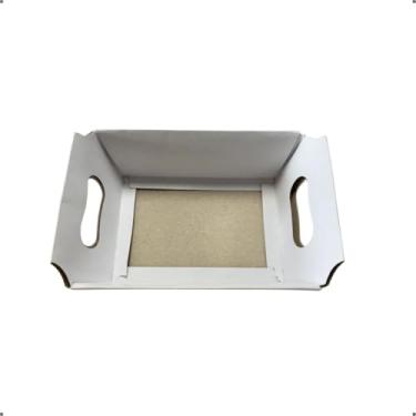 Imagem de Cestas de Papel - Pequena 14x10x5 cm - Branca 10 unidades