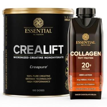 Imagem de Crealift Creapure Essential Nutrition 300g Ganhe Collagen Pept Protein