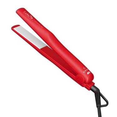 Imagem de Prancha de Cabelo Lichia Ceramic Íon Bivolt - GA.MA ITALY, Vermelho e 