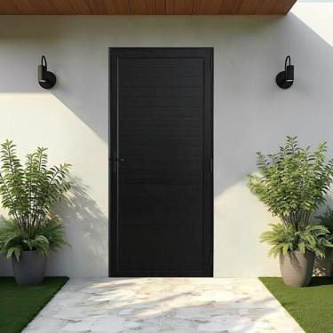 Imagem de Porta de Alumínio Lambri 214x96cm Magnum Atlântica