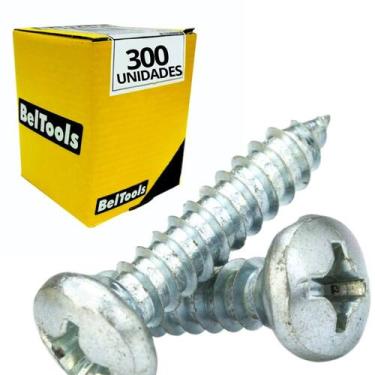Imagem de 300 Parafusos Aut Atarraxante 4.8x38 mm Cabeça Panela Belenus - LEROY