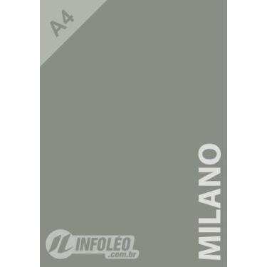 Imagem de Papel Color Plus A4 180 gramas Milano (Cinza), 10 Folhas