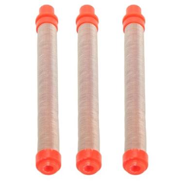 Imagem de Phefop Filtro Pulverizador de Tinta Sem Ar, Material de PC e Ferro, Melhora o Efeito de Pulverização Com Fácil Instalação, Perfeito para Todas As Máquinas e Pistolas de Pulverização (Malha Vermelha 200)