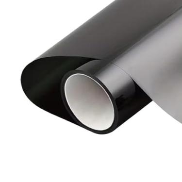 Imagem de Película Auto Vinil Preto/Prata Blackout Isola Luz Solar Janela Vidro Porta - Bloqueia os raios ultravioleta,insulfilm residencial(Preto-75cm*5m)