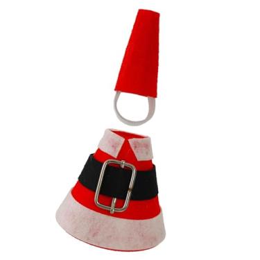 Imagem de MotiveTech Roupa de estátua de ganso de Natal para, roupas criativas para decoração de quintal, gramado e jardim de verão, Papai Noel