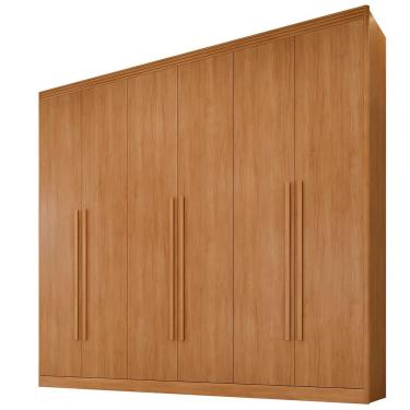 Imagem de Guarda Roupa Cancun 6 Portas Benetil Cinamomo