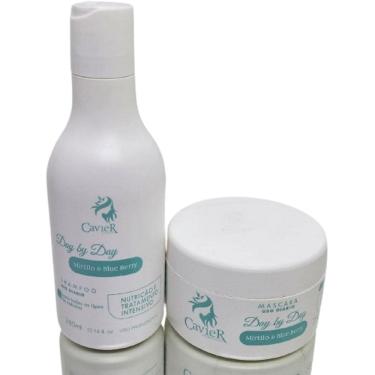 Imagem de Kit Shampoo 280Ml Mascara 280G Mirtilo Cavier