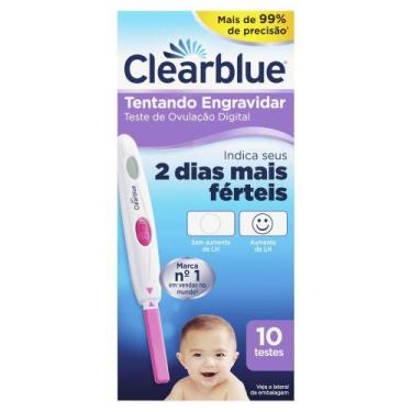 Imagem de Teste de Ovulação Clearblue Digital 10 Unidades