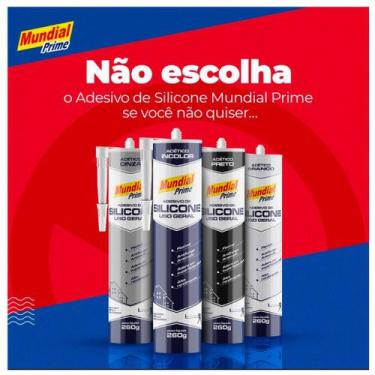 Imagem de Silicone Acetico Cinza 260g Pt0600034 Mundial Prime - AEROFLEX