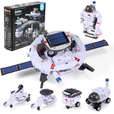 Imagem de Kit de Robótica Educacional Solar 6 em 1 Espacial, Blocos de Montar e Conjunto de Experimentos de Ciência da Construção, Brinquedos Educativos STEM DIY Presente para Meninos e Meninas de 6 a 14 Anos