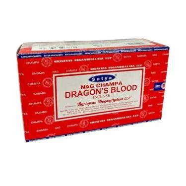 Imagem de Incenso Meditação Dragon Blood Massala Satya 12Cxs 12Var