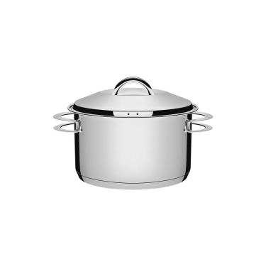 Imagem de Caçarola Tramontina Solar Funda Em Aço Inox Fundo Triplo Com Tampa E Alças 20 Cm 3,6 L Tramontina