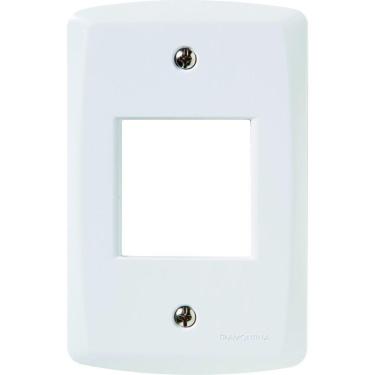 Imagem de Placa 2 Postos Juntos 4x2 Tramontina Lux² Branca Tramontina