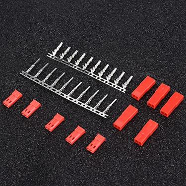 Imagem de Tnfeeon Conector Macho Fêmea JST, Fabricado Com Precisão, Leve 10g, Perfeito para Helicóptero Elétrico RC e Conexões de Bateria, Modelo Amador, Inclui 20 Pinos, Garantindo Confiabilidade (10 pares)