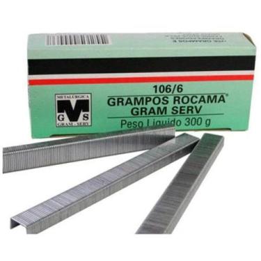 Imagem de Grampo 6 Mm Polido para Grampeador Manual - 106-6 - Rocama