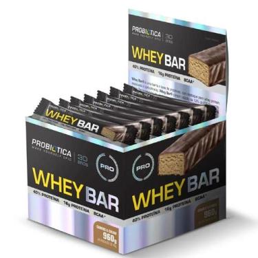 Imagem de Whey Bar C/ 24un Probiótica Sabor Cookies Barrinha Protein - Probiotic